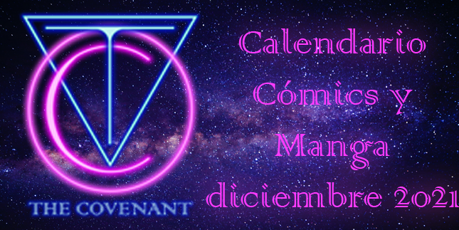 Calendario de Cómics y Manga diciembre 2021