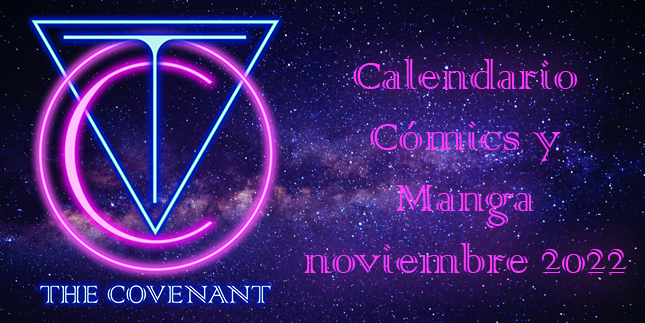 Calendario de Cómics y Manga noviembre 2022